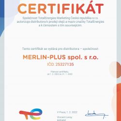 TotalEnergies - Autorizovaný distributor